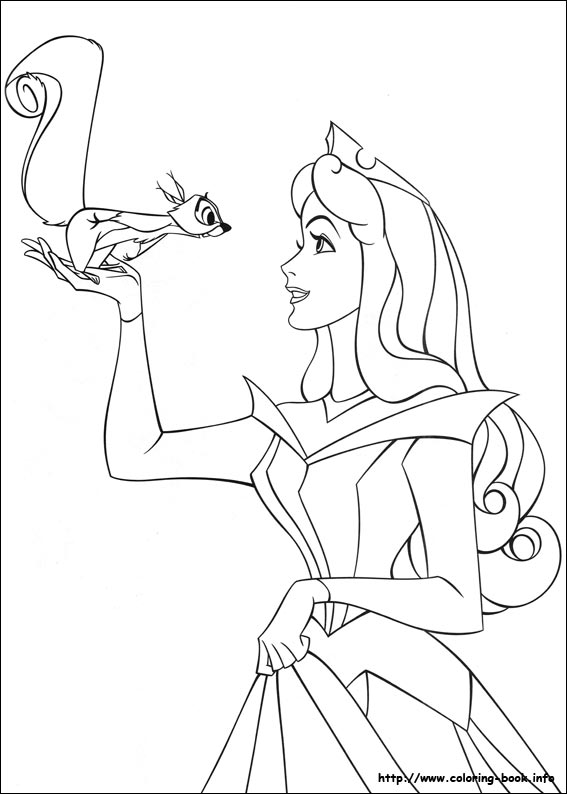 567x794 Sleeping Beauty Coloring Pages On Coloring
