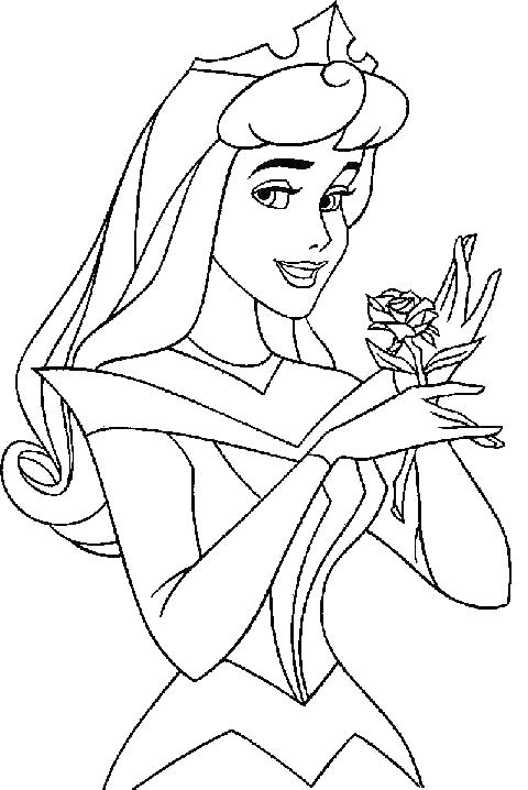480x718 Coloring Pages Sleeping Beauty