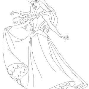 300x300 Disney Princess Coloring Pages Sleeping Beauty Inspiration