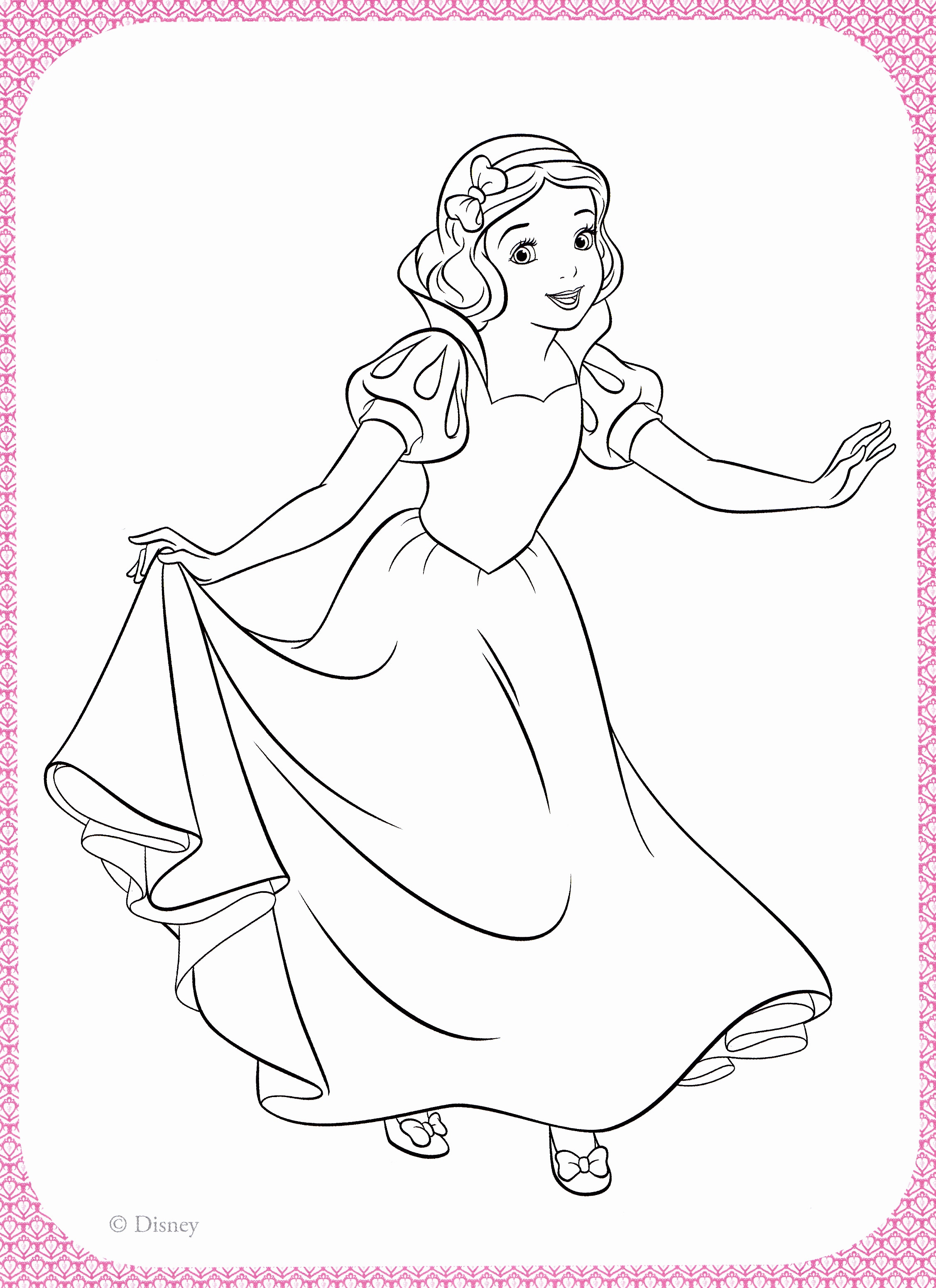 2254x3103 Snow White Coloring Page Awesome Top Pages Free Throughout