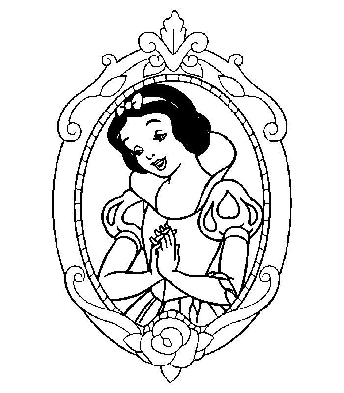 700x800 Snow White Coloring Pages Unique Disney Princesses Coloring Page