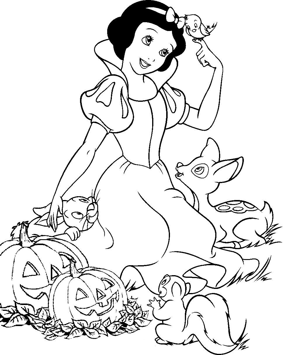 969x1214 Snow White Free Printable Halloween Coloring Pages Disney