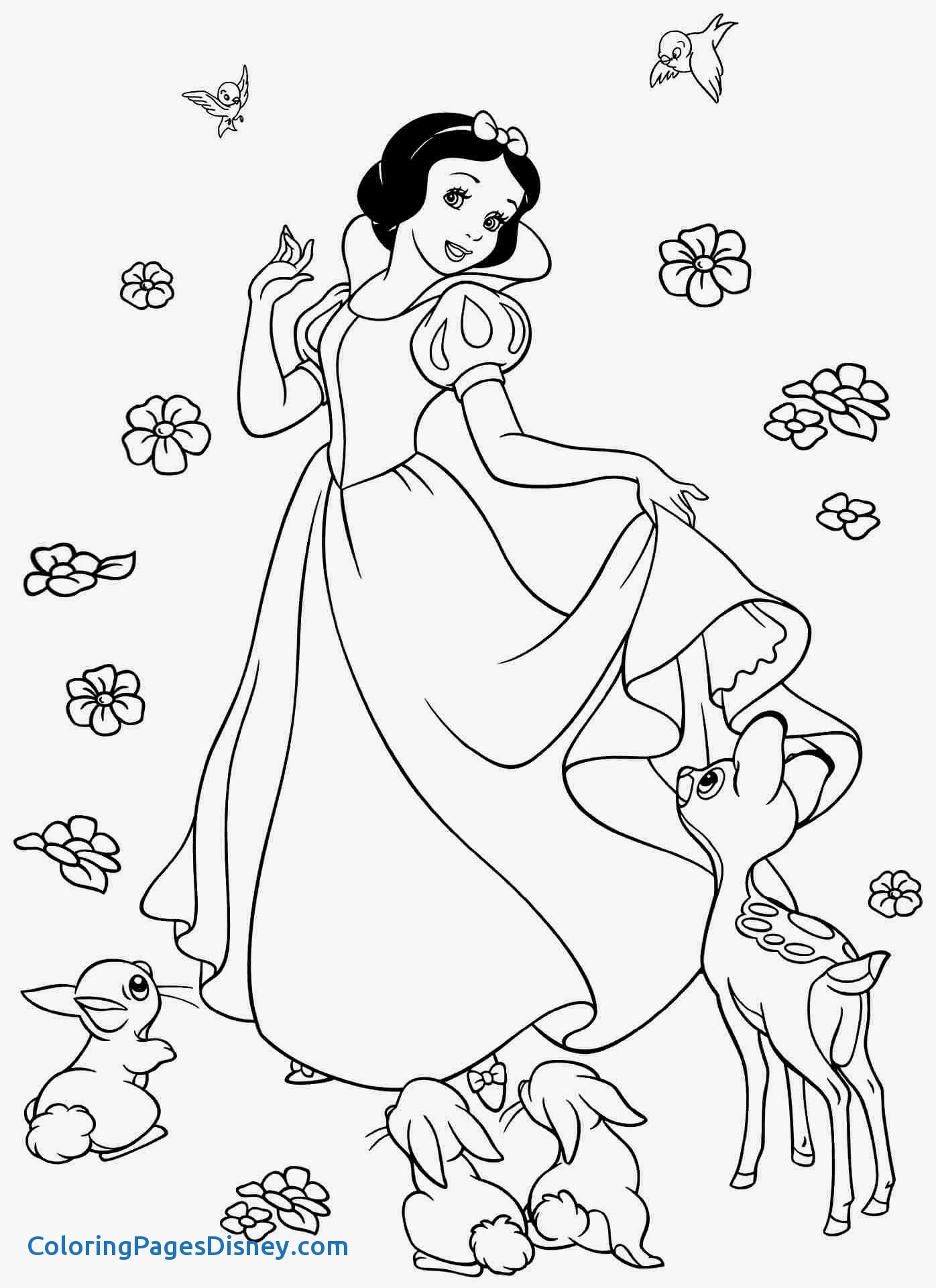 1396x1920 Snow White And The Seven Dwarfs Coloring Pages Best Of Disney Snow
