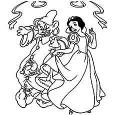 230x230 Top Free Printable Snow White Coloring Pages Online
