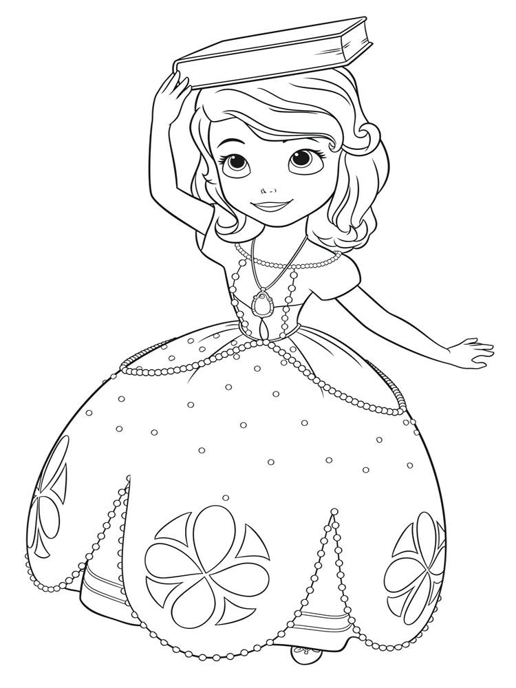 750x1000 Elegant Sophie The First Coloring Pages