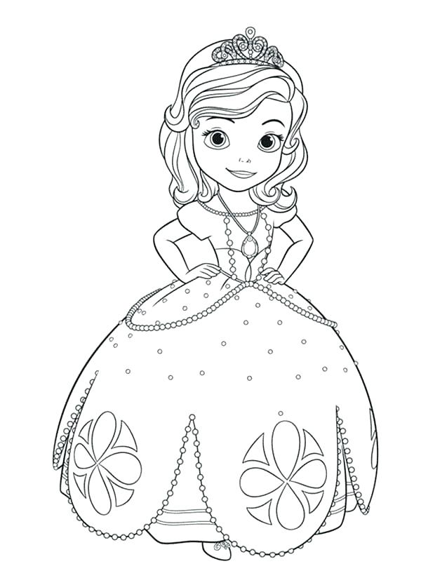 600x834 Sofia Coloring Page