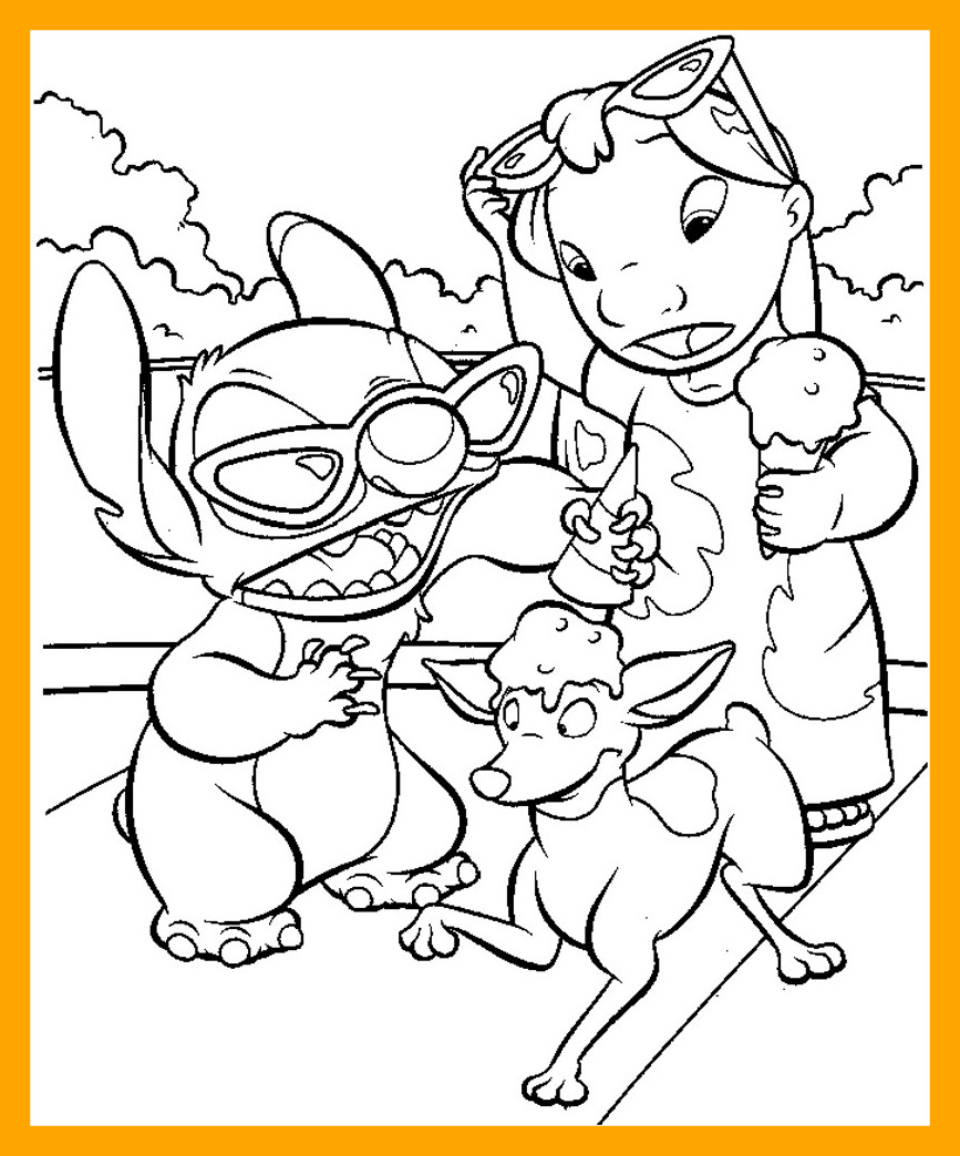 867x1044 Unbelievable Stitch Coloring Pages Ohana Bltidm For Disney Lilo