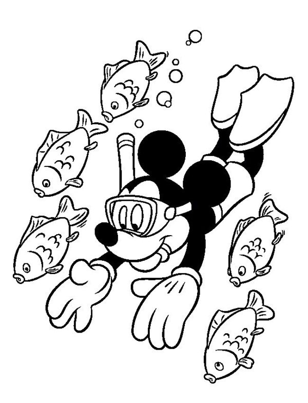 600x785 Disney Summer Coloring Pages