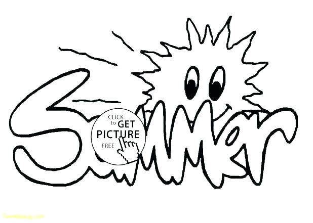 618x441 Summer Coloring Pages Pdf