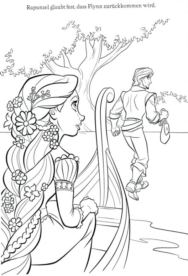 654x960 Disney Rapunzel Coloring Pages Free Sweet Disney Rapunzel Coloring