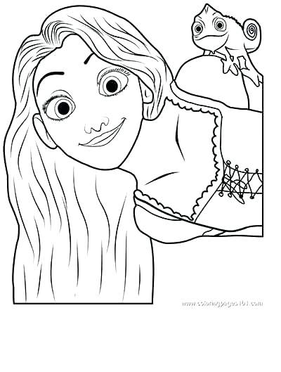 400x529 Disney Rapunzel Coloring Pages