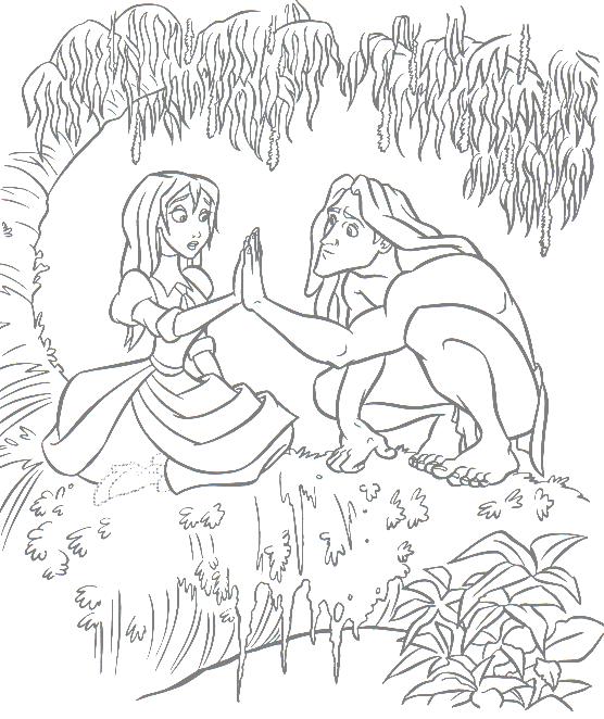 556x662 Marvellous Design Jane From Disney Tarzan Colouring Pages