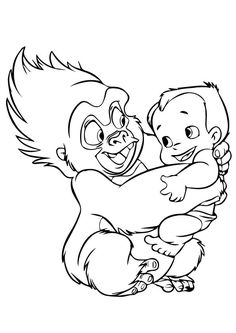 236x333 Tarzan Color Page, Disney Coloring Pages, Color Plate, Coloring