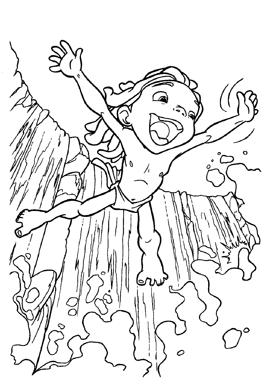 1148x1635 Unique Tarzan Disney Coloring Pages Design Free Coloring Pages