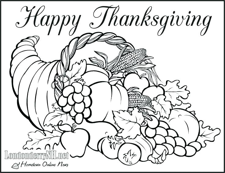 736x569 Thanksgiving Coloring Pages Pdf Icontent