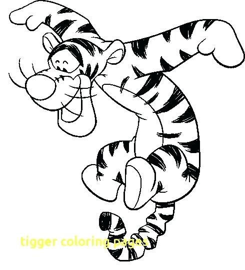 490x538 Tigger Coloring Page Coloring Page Cute The Pooh Coloring Pages