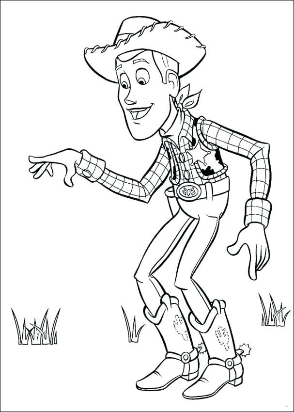 607x850 Printable Toy Story Coloring Pages Toy Story Woody Coloring Pages