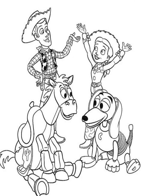 506x650 Disney Toy Story Coloring Pages To Print Disney