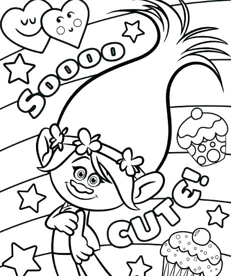 461x550 Free Printable Troll Coloring Pages Trolls Coloring Pages Trolls