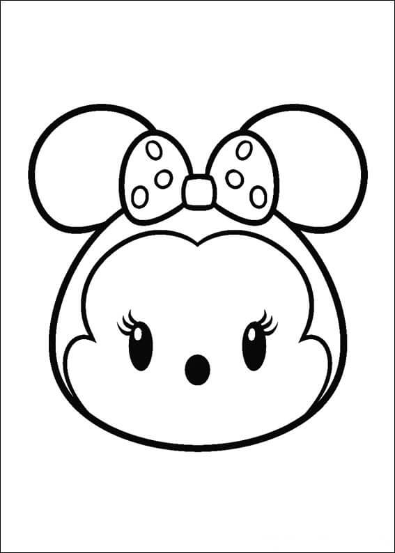 567x794 Disney Tsum Tsum Coloring Pages Black And White