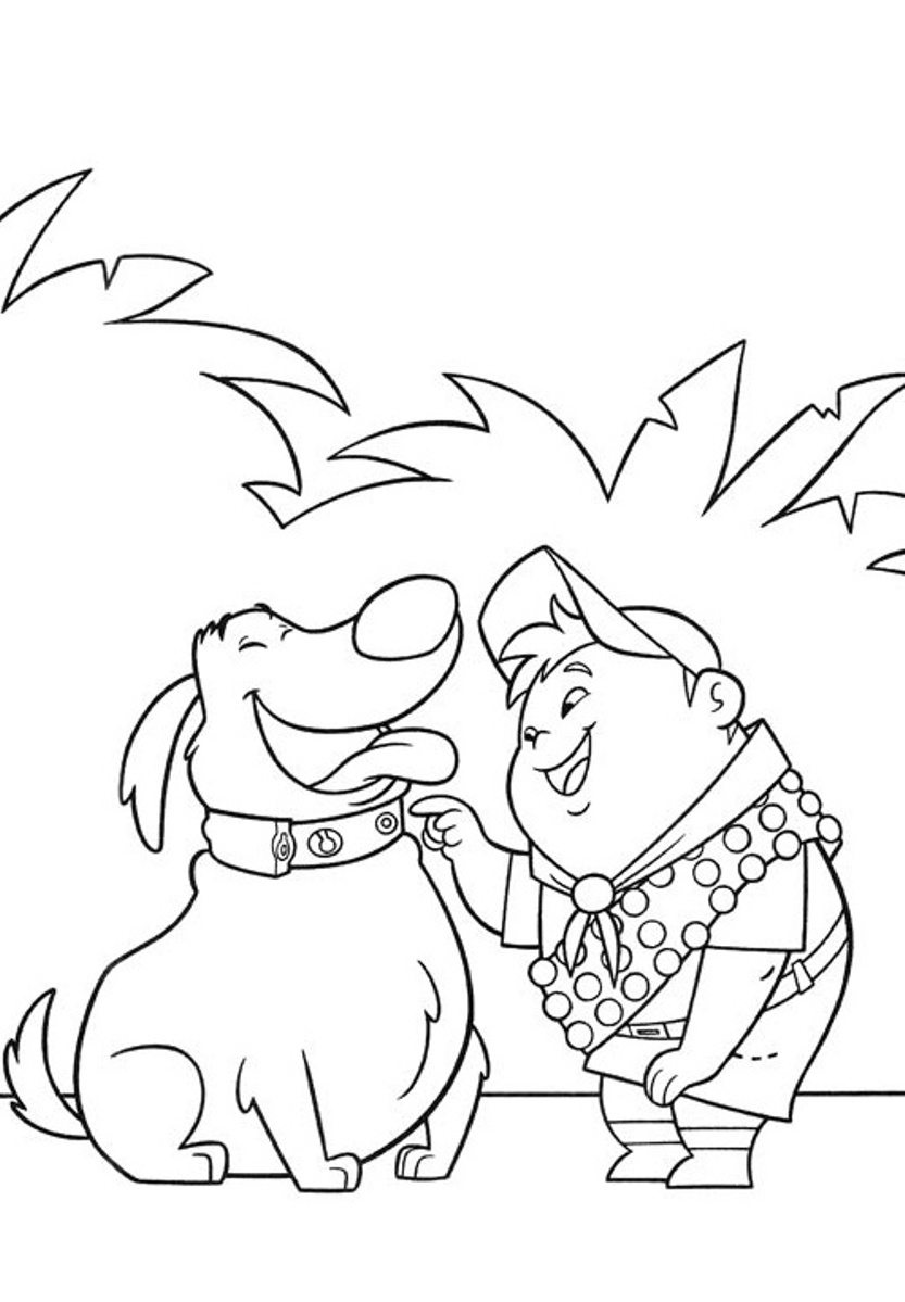 833x1199 Up Cartoon Coloring Pages Picture Movie