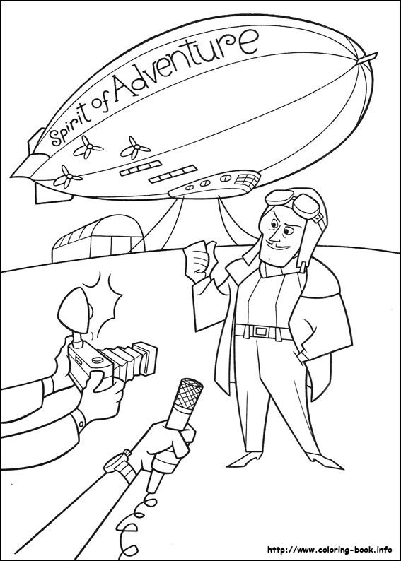 567x794 Disney Up Coloring Pages