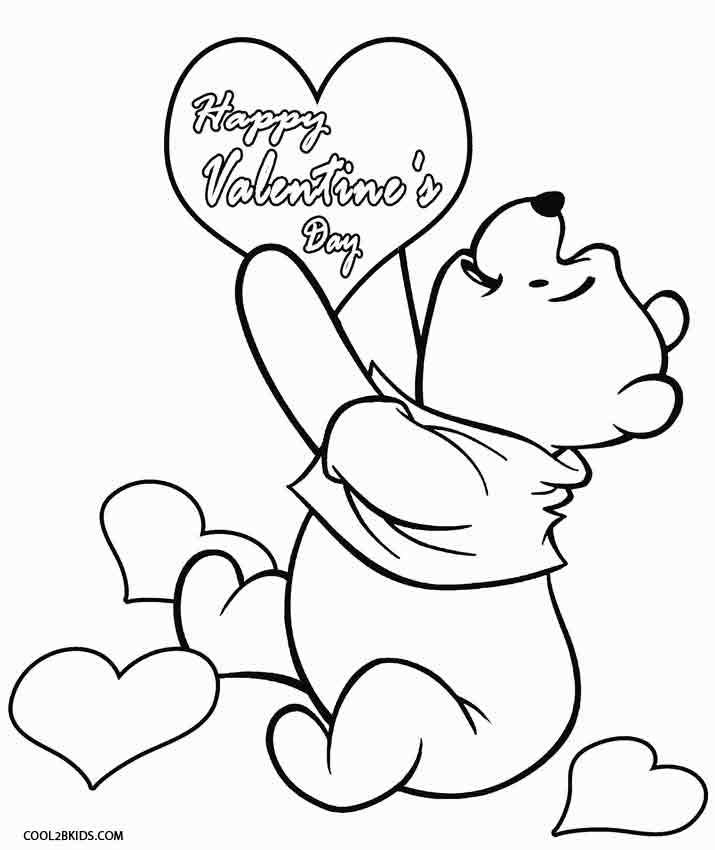 715x850 Printable Valentine Coloring Pages For Kids With Disney