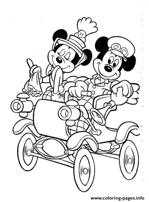 500x675 Mickey And Minnie In Their Wedding Disney Beca Coloring Pages