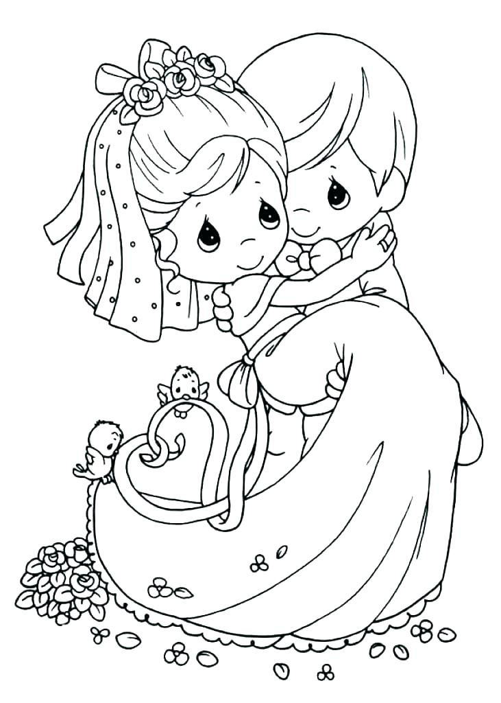 Disney Wedding Coloring Pages at GetDrawings | Free download