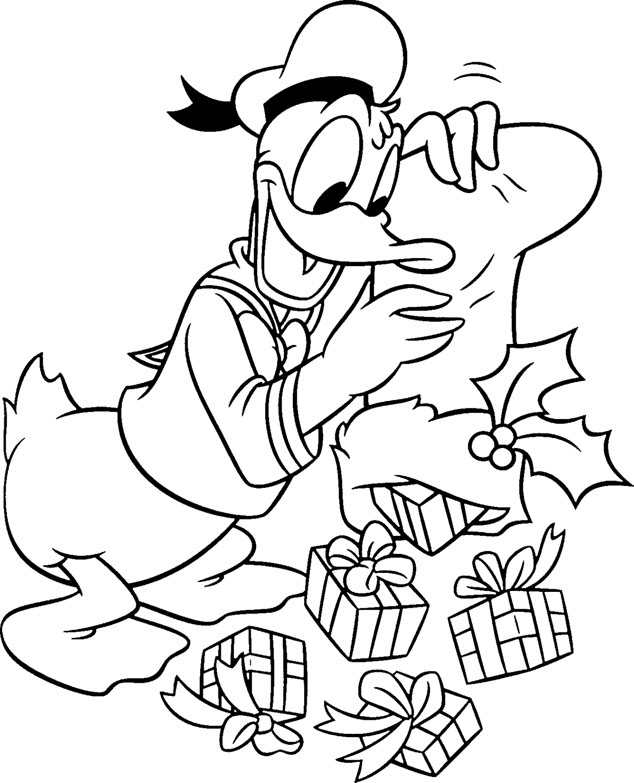 634x783 Free Disney Holiday Coloring Pages
