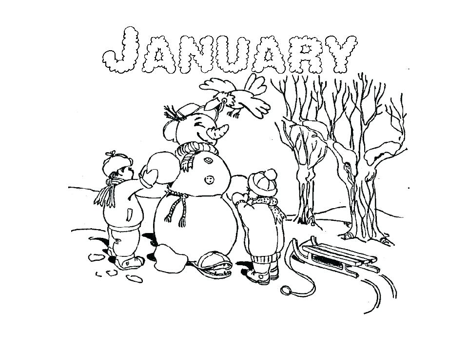 960x720 Free Disney Winter Coloring Pages Printable