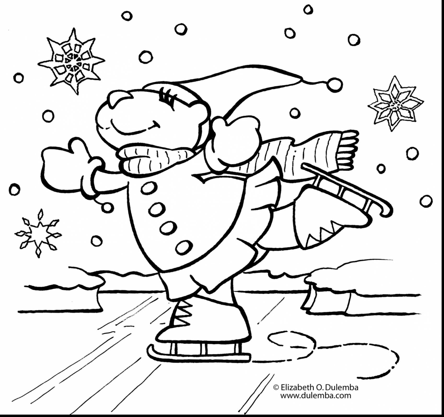 1853x1741 Free Winter Coloring Pages Snowy Houses Home Illustrations