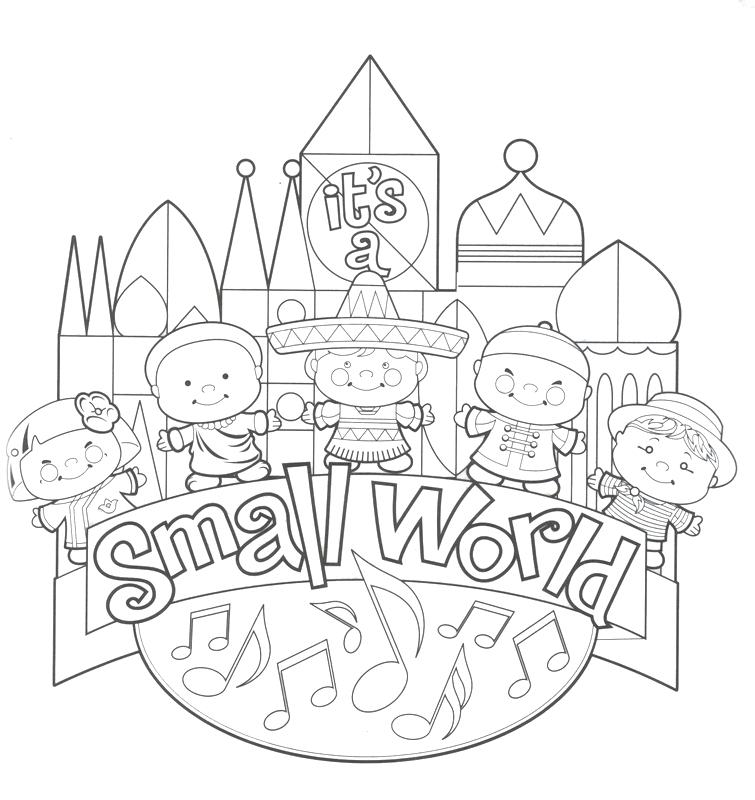 755x800 Disney World Coloring Pages Together With The World Coloring Pages