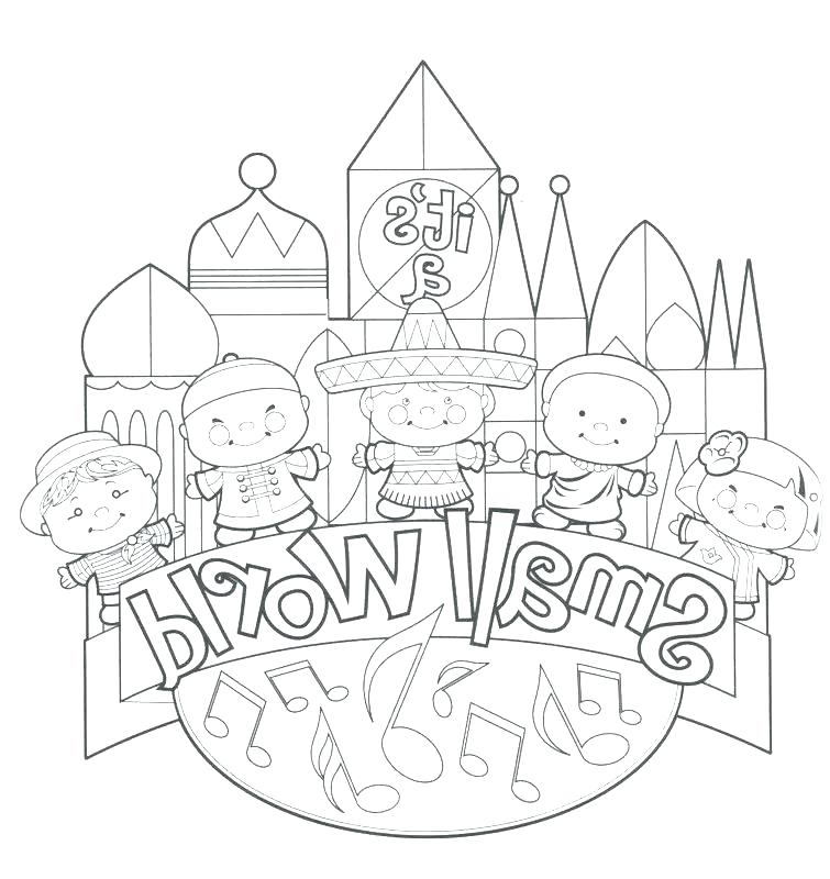 755x800 Walt Disney World Coloring Pages World Coloring Pages And World