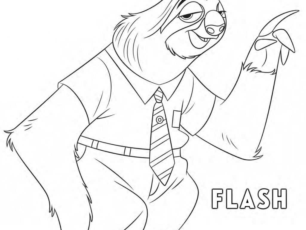 1024x768 Manificent Design Zootopia Coloring Pages Zootopia Coloring Sheets