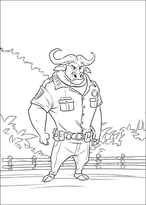 567x794 Zootopia Coloring Pages Malebog Deberes Y Dibujo