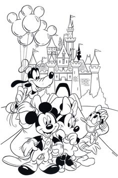 236x354 Disneyland Castle Coloring Pages Disney
