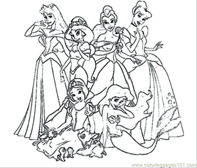 650x554 Disneyland Coloring Page Free Printable Princess Coloring Pages