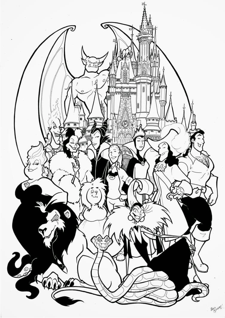752x1063 Sturdy Disneyland Coloring Pages Miracle Free