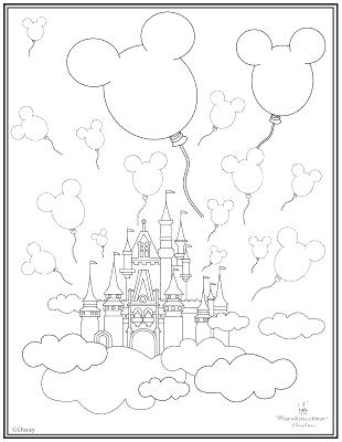 310x400 Disneyland Coloring Page Castle Coloring Pages Disney World Rides