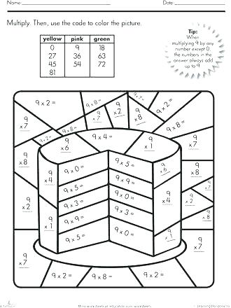 330x440 Division Coloring Worksheets