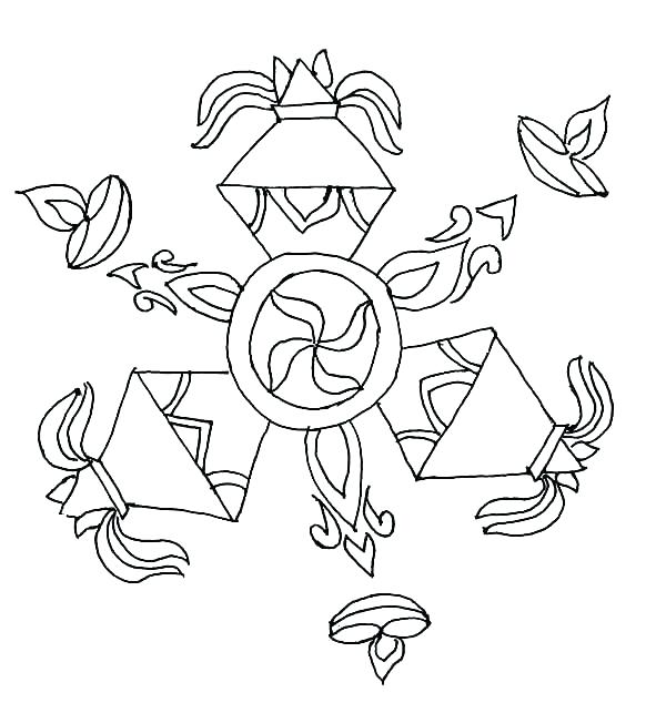 600x634 Diwali Coloring Pages Deep Coloring Page Diwali Cards Colouring