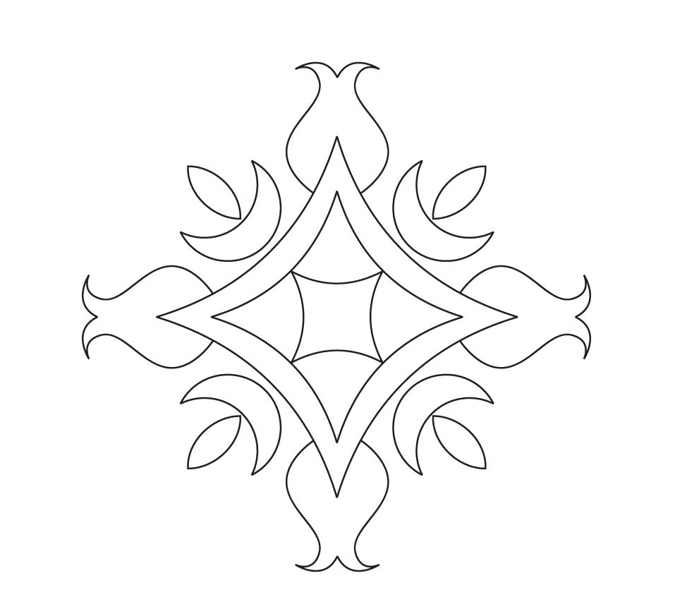 974x870 Diwali Rangoli Coloring Pages