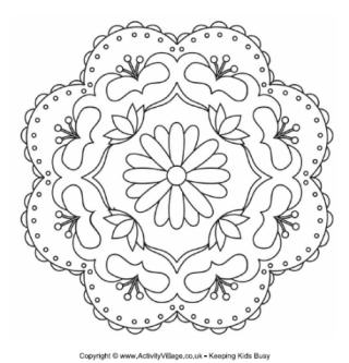 320x333 Rangoli Colouring Pages Great Lessons Ideas