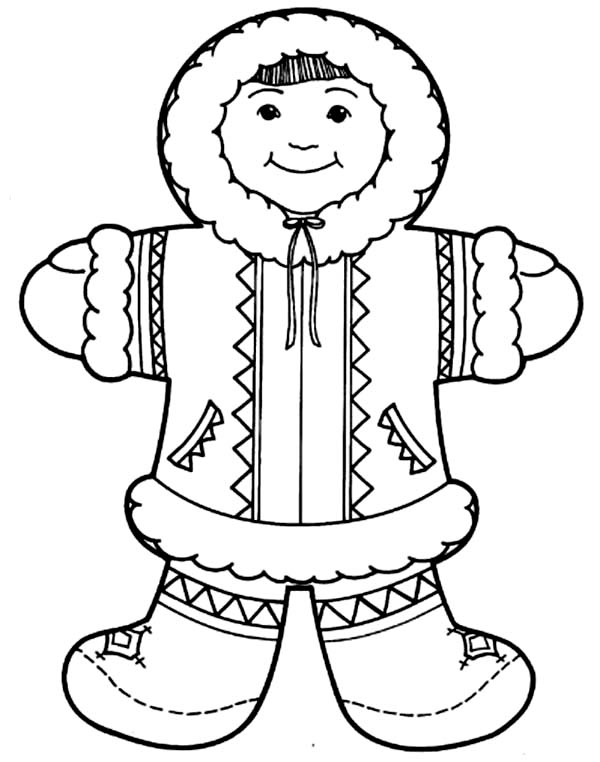 600x762 Coloring Pages Eskimo