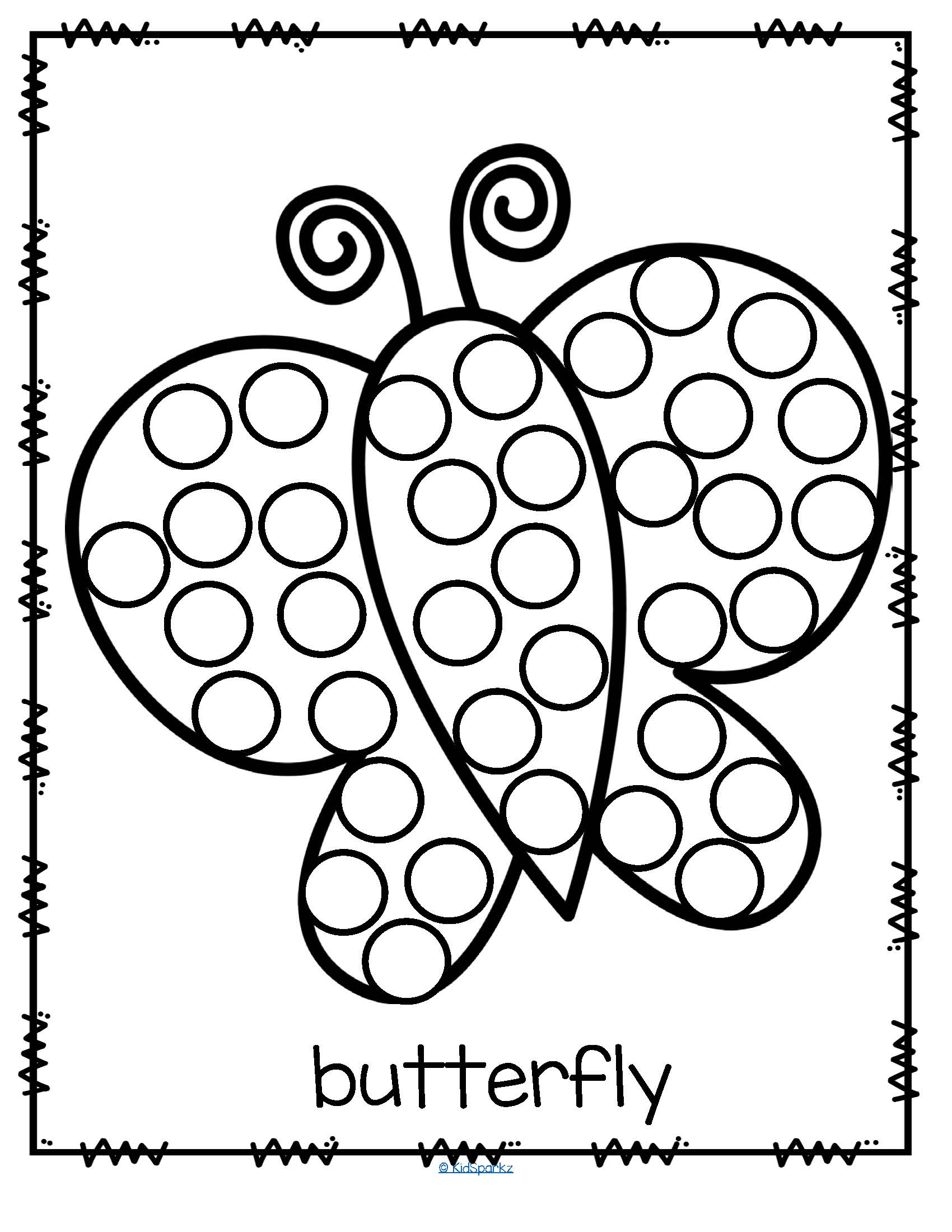 1700x2200 Dot Coloring Pages Educational Coloring Pages