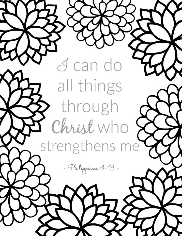 740x958 Free Printable Scripture Verse Coloring Pages