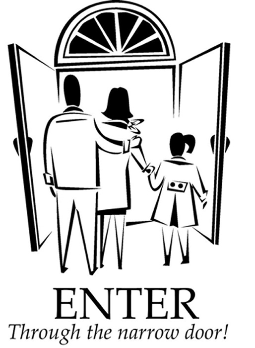 514x700 The Narrow Door Coloring Page