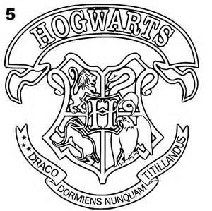 300x299 Harry Potter Hogwarts Crest Coloring Pages Projects To Try
