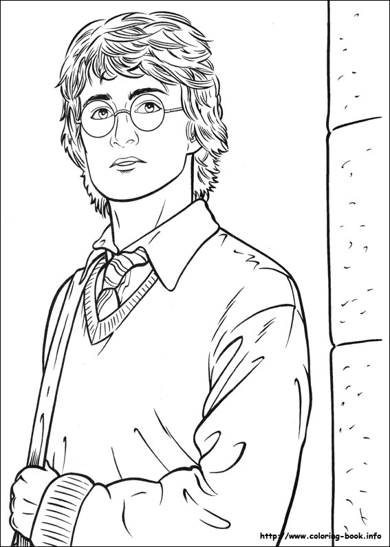 567x794 Harry Potter Coloring Pages On Coloring